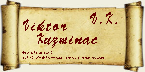 Viktor Kuzminac vizit kartica